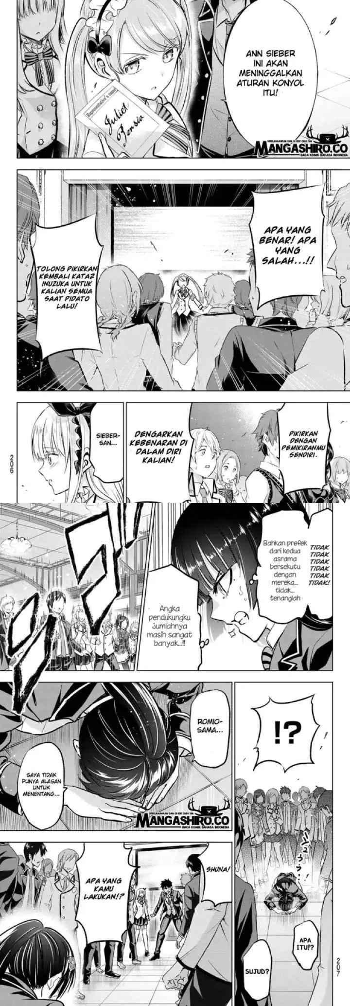 Kishuku Gakkou no Juliet chapter 89 halaman 5