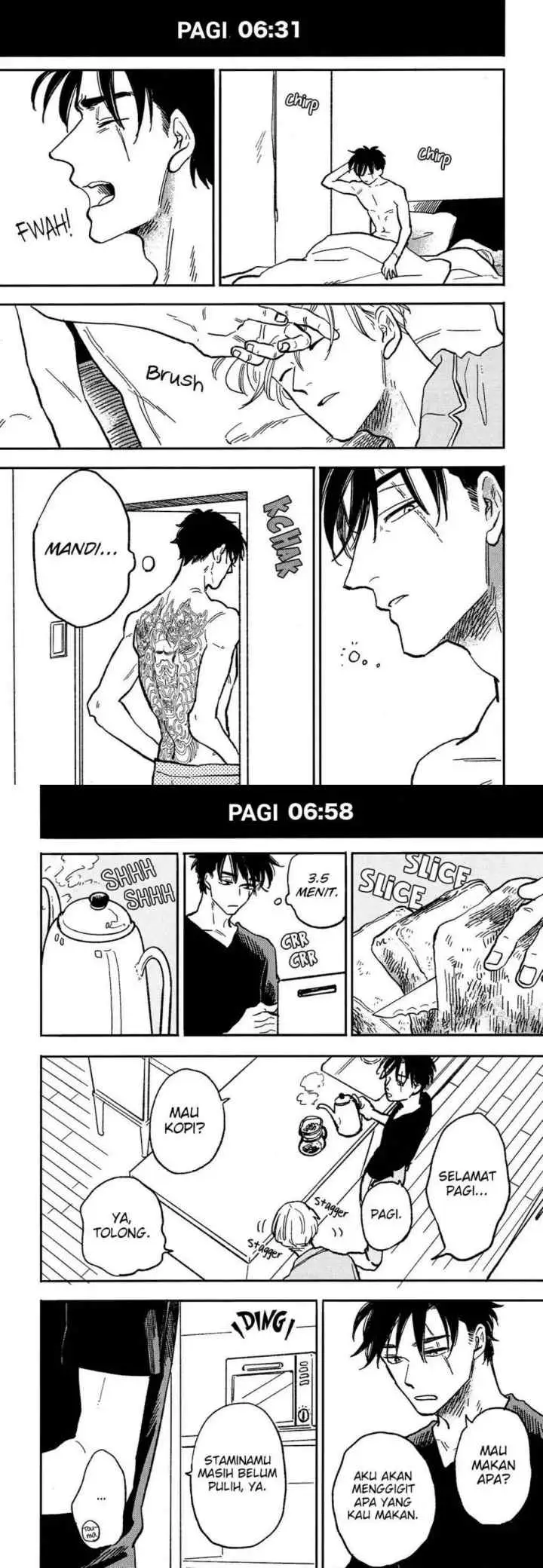 Hakujin to Kurobotan chapter 5.5 halaman 5