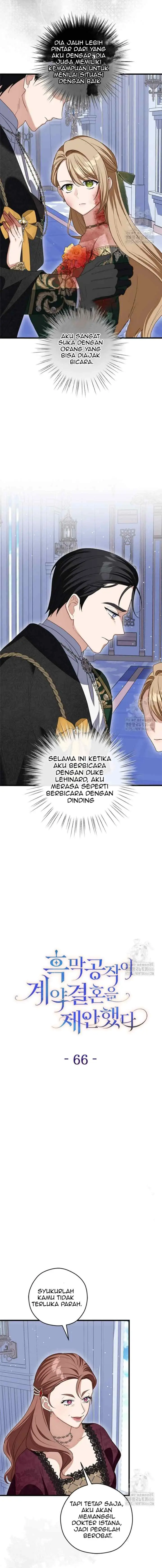 The Duke of Darkness Proposes a Contract Marriage chapter 66 halaman 4
