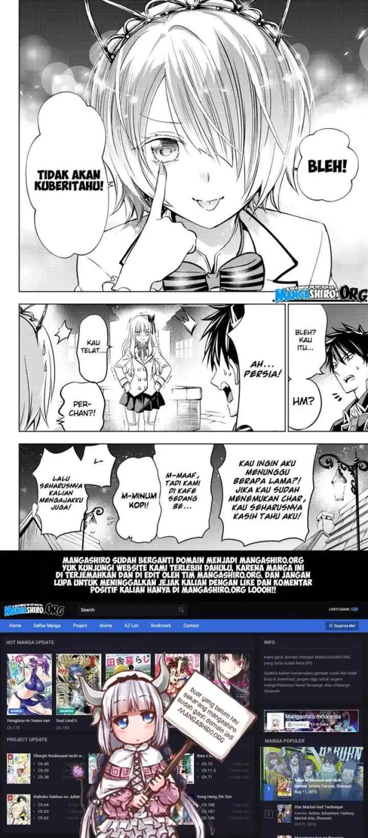 Kishuku Gakkou no Juliet chapter 65 halaman 11