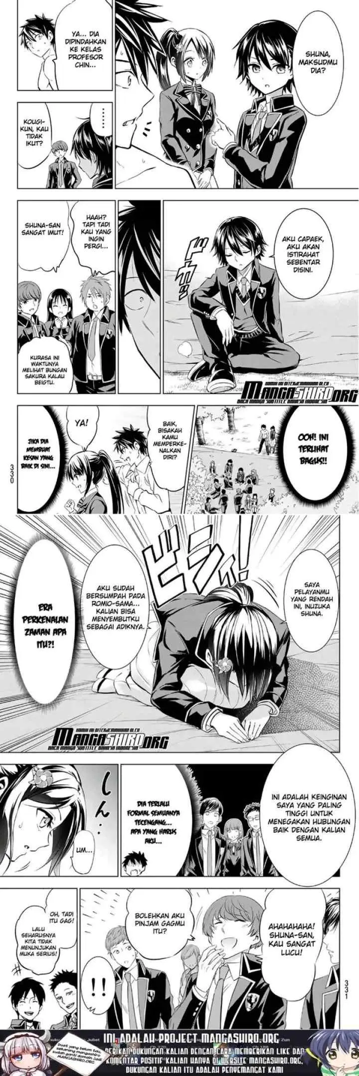 Kishuku Gakkou no Juliet chapter 71 halaman 8