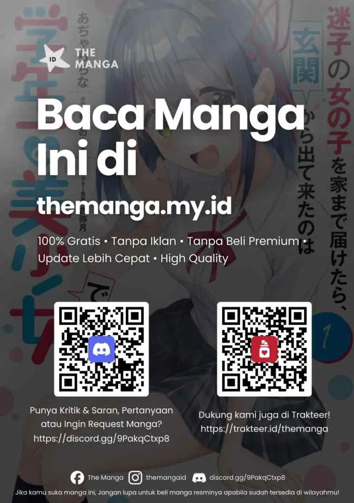 Maigo no Onnanoko o Ie Made Todoketara, Genkan kara Detekita no wa Gakunen Ichi no Bishoujo deshita chapter 8.2 halaman 12