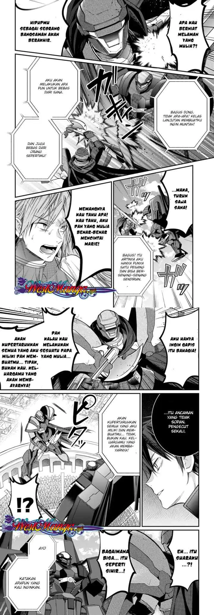 Otome Game Sekai wa Mob ni Kibishii Sekai Desu chapter 10.1 halaman 9
