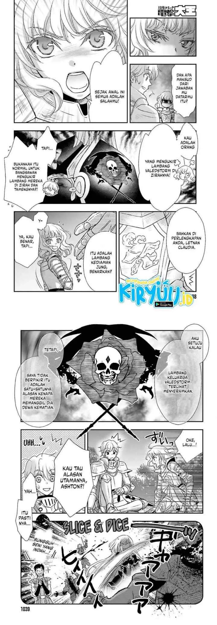 Shinigami ni Sodaterareta Shoujo wa Shikkoku no Tsurugi wo Mune ni Idaku chapter 34 halaman 7