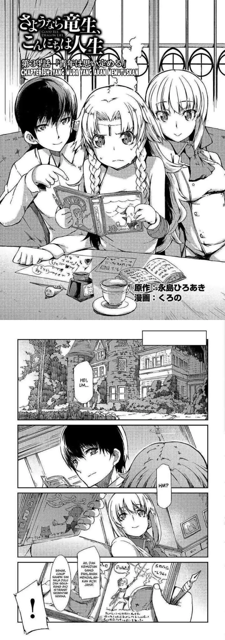 Sayounara Ryuusei, Konnichiwa Jinsei chapter 34 halaman 4