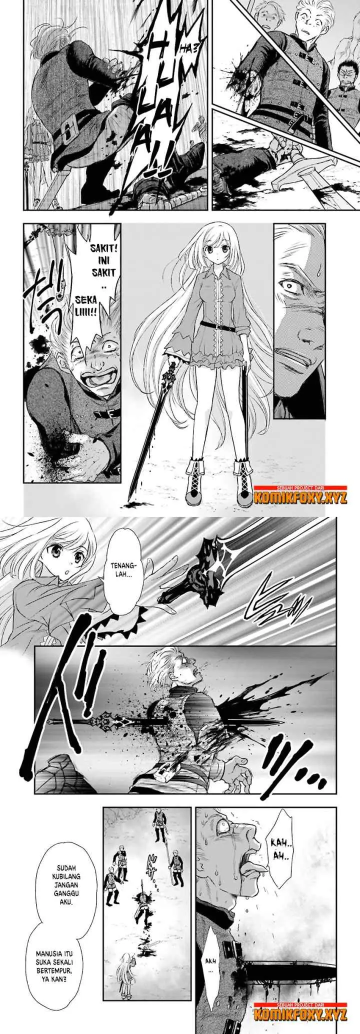 Shinigami ni Sodaterareta Shoujo wa Shikkoku no Tsurugi wo Mune ni Idaku chapter 1 halaman 6
