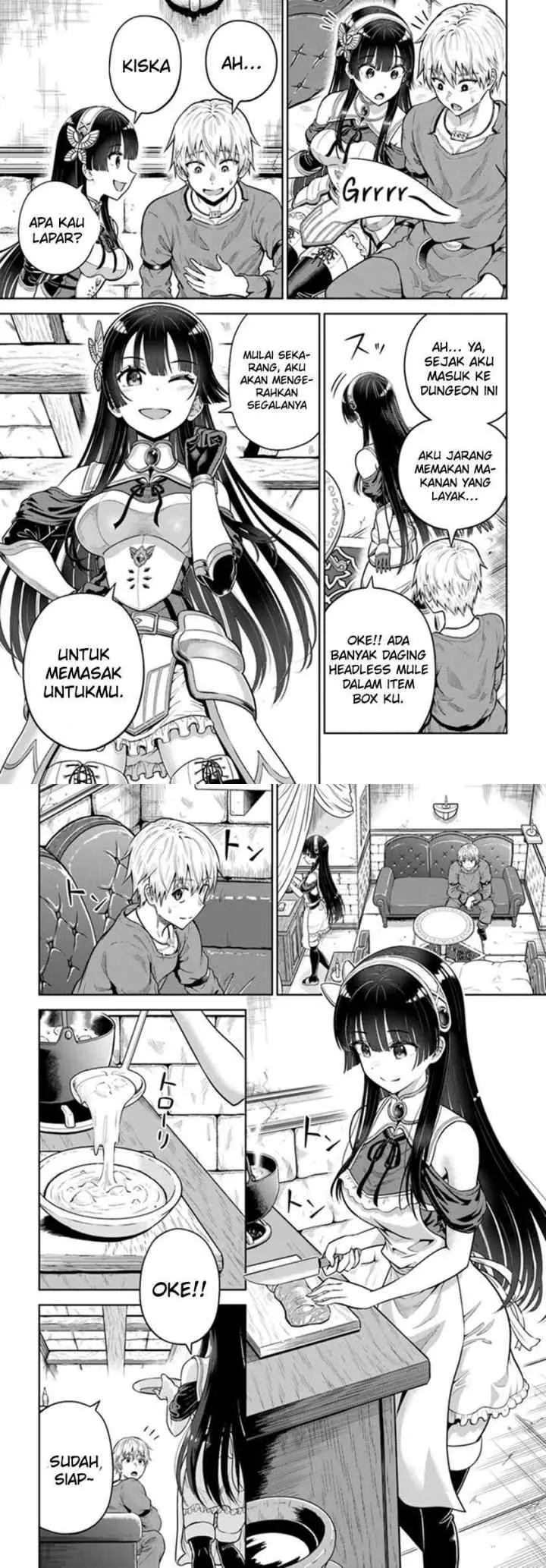 Dungeon ni Hisomu Yandere na Kanojo ni Ore wa Nando mo Korosareru chapter 5 halaman 7