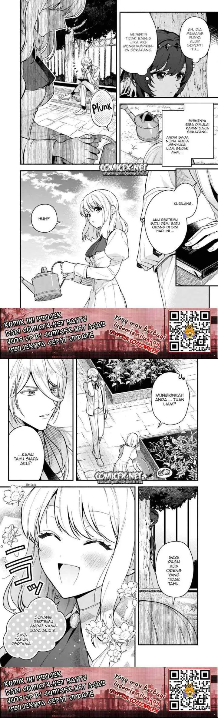 Akuyaku Reijou Route ga Nai Nante, Dare ga Itta no? chapter 4 halaman 4