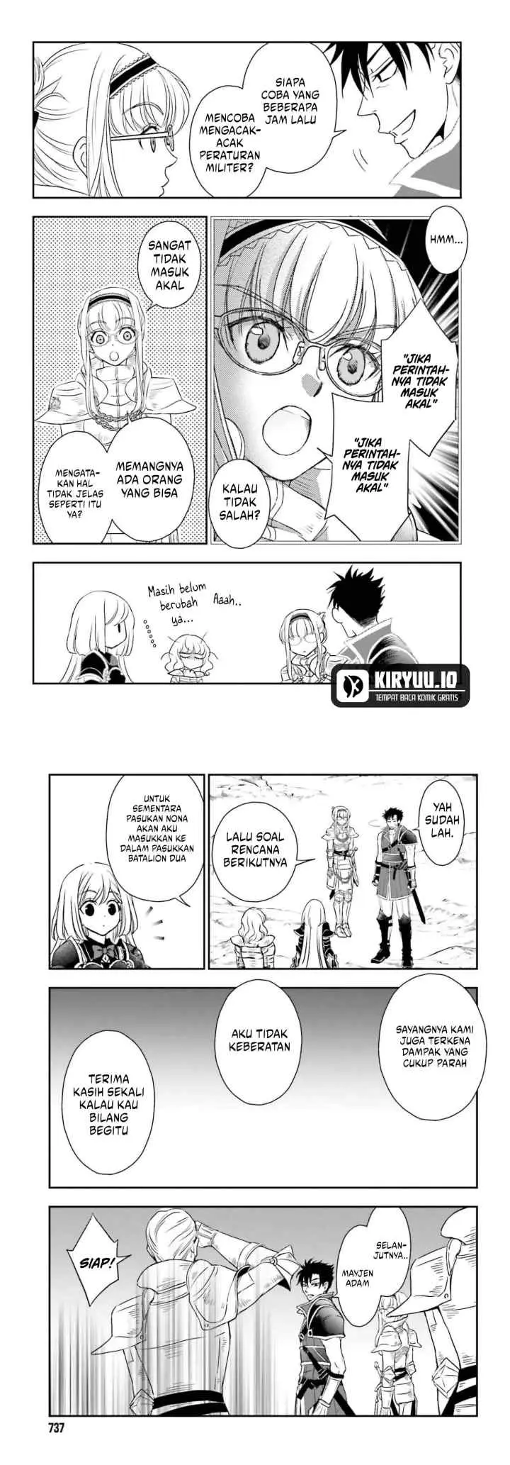 Shinigami ni Sodaterareta Shoujo wa Shikkoku no Tsurugi wo Mune ni Idaku chapter 55 halaman 10