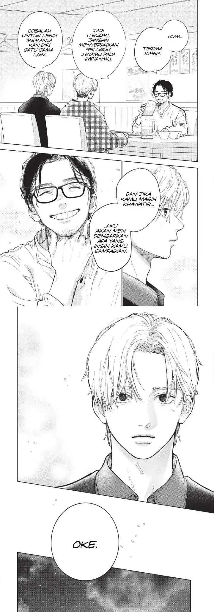 Yubisaki to Renren chapter 53 halaman 18