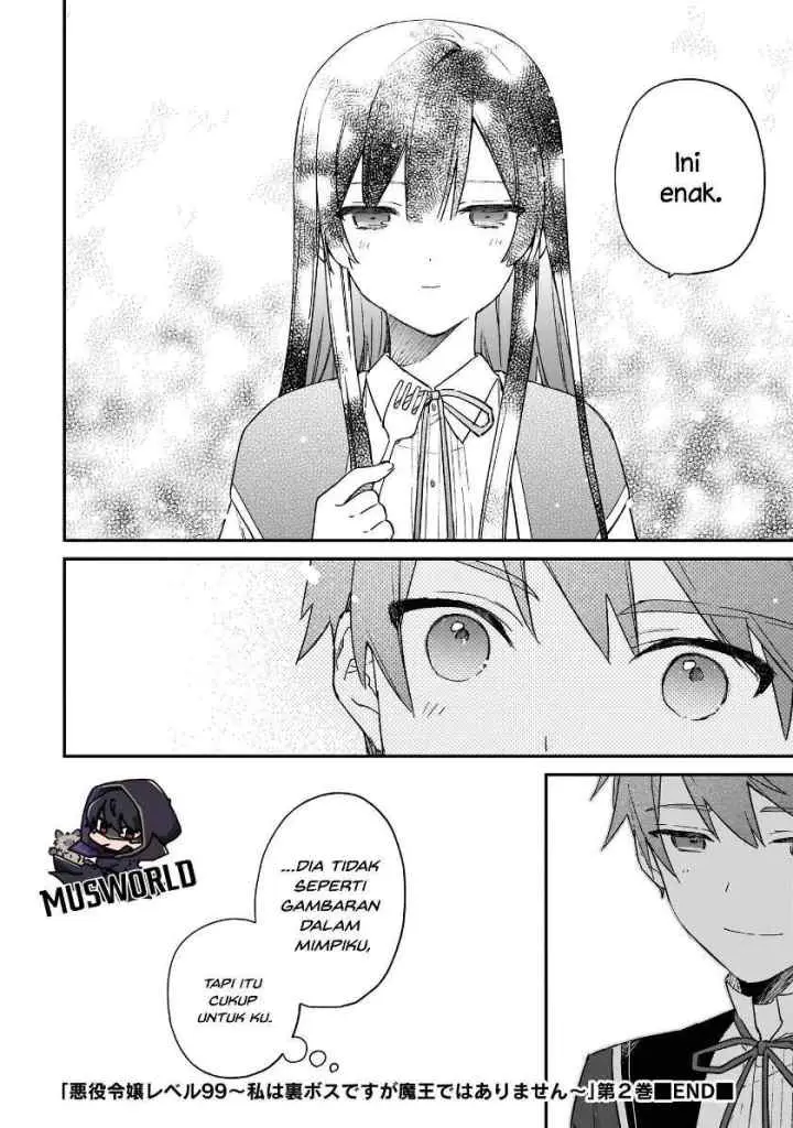 Akuyaku Reijou Reberu 99 ~Watashi wa UraBOSU desuga Maou de wa arimasen~ chapter 11.5 halaman 8