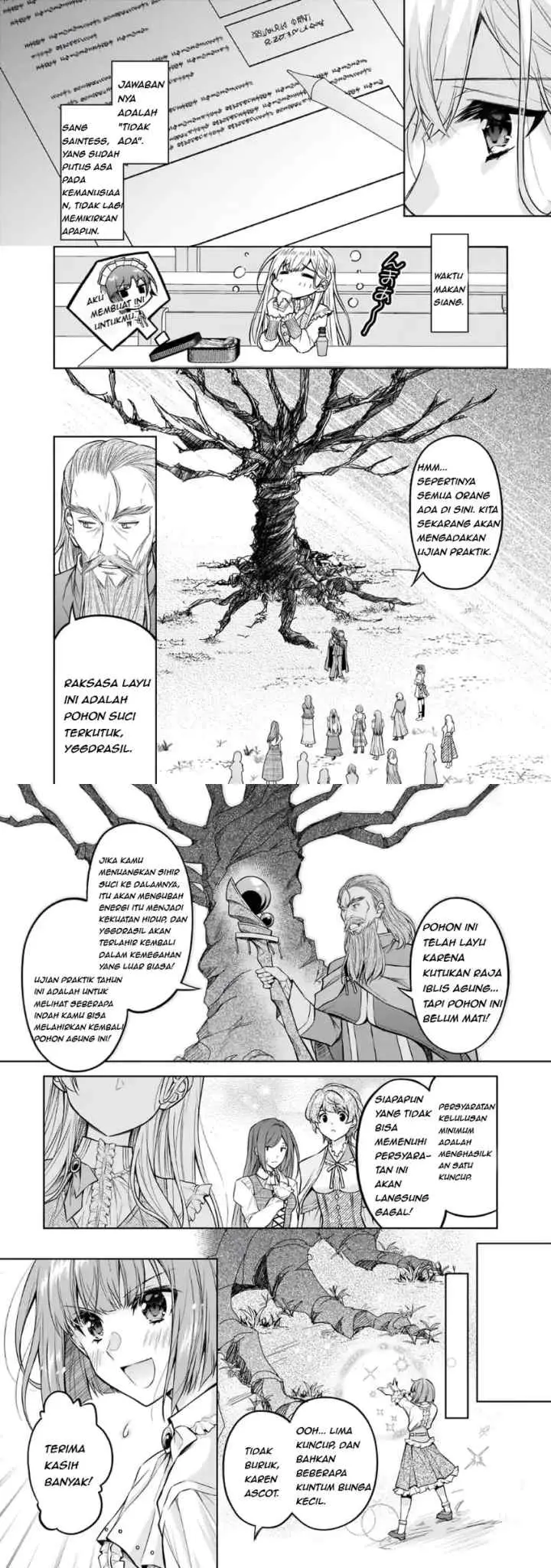 Danzai Sareta Tensei Seijo wa, Akuyaku Reijou no Michi wo Iku! chapter 2 halaman 5
