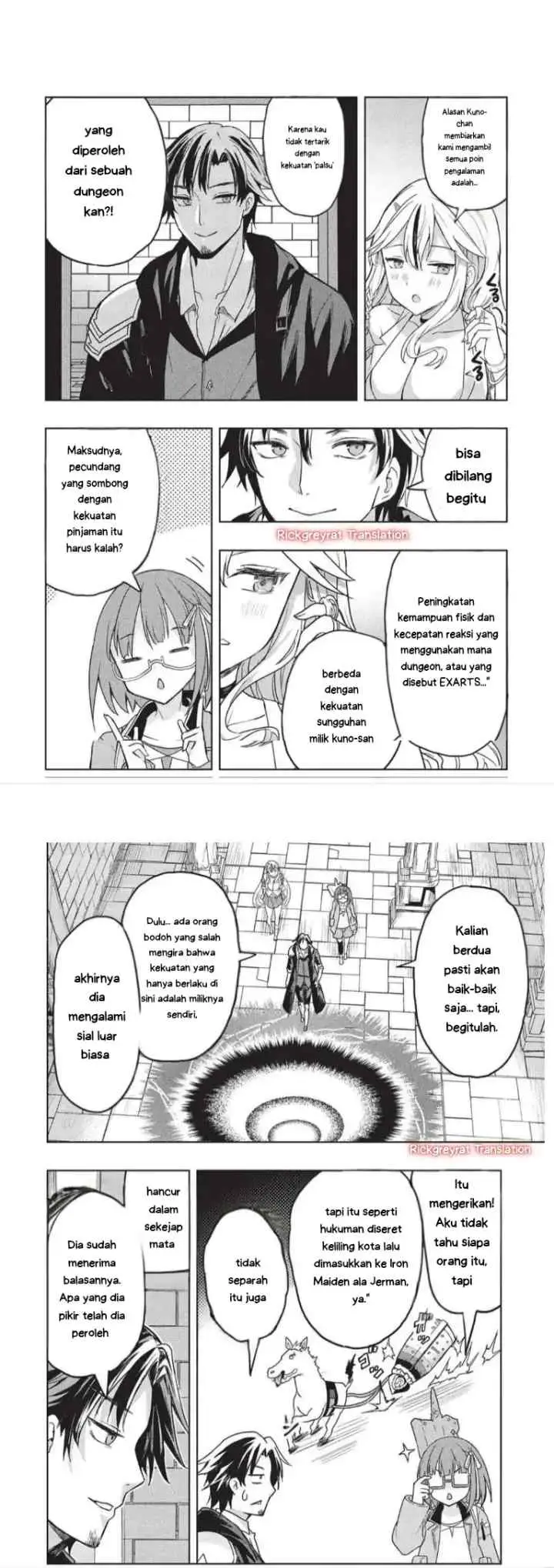 Gal to Dungeon to Shuukai Okure no Tansaku Eiyuutan ~Moto Legend Ima wa Wakeari tei Rank Tansakushana Ore ga, S-Kyuu Gal ni Natsukare Makutte Ikusei wo Makase Sareta~ chapter 6 halaman 11