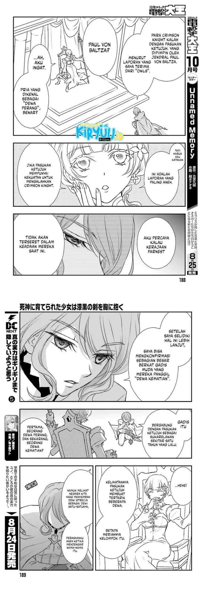 Shinigami ni Sodaterareta Shoujo wa Shikkoku no Tsurugi wo Mune ni Idaku chapter 40 halaman 10