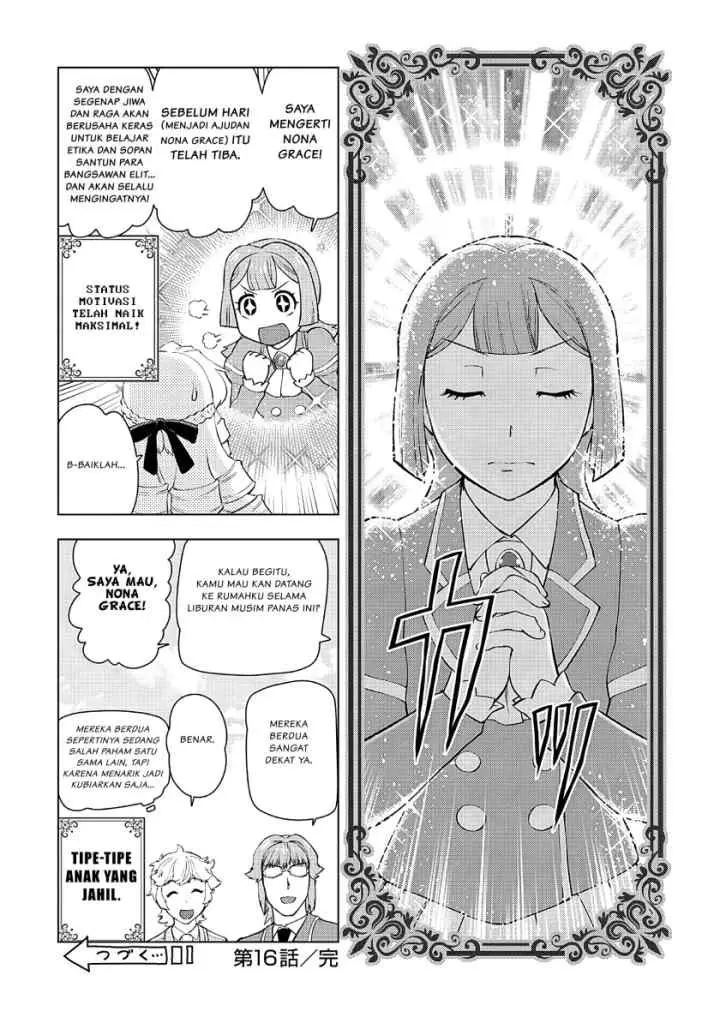 Akuyaku Reijou Tensei Oji-san chapter 16 halaman 17