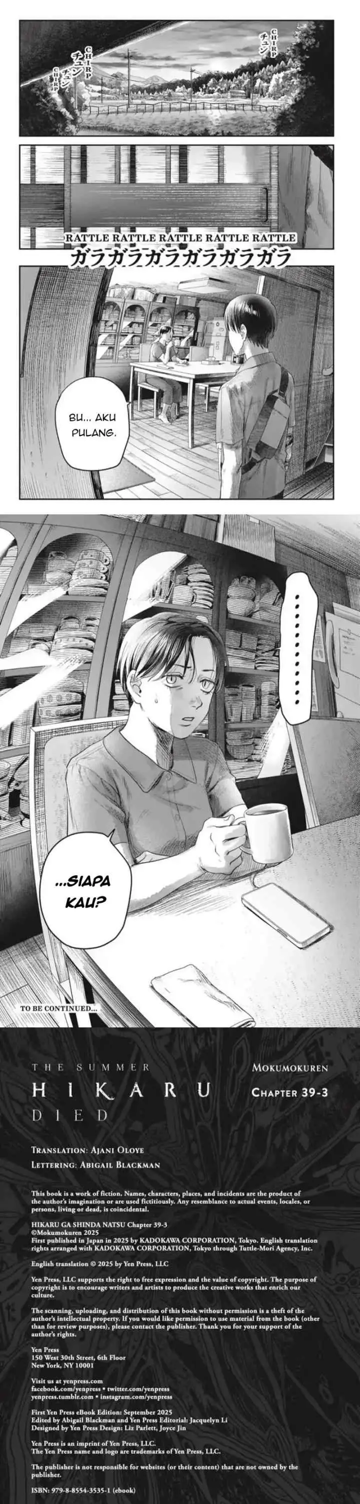 Hikaru ga Shinda Natsu chapter 39.3 halaman 13