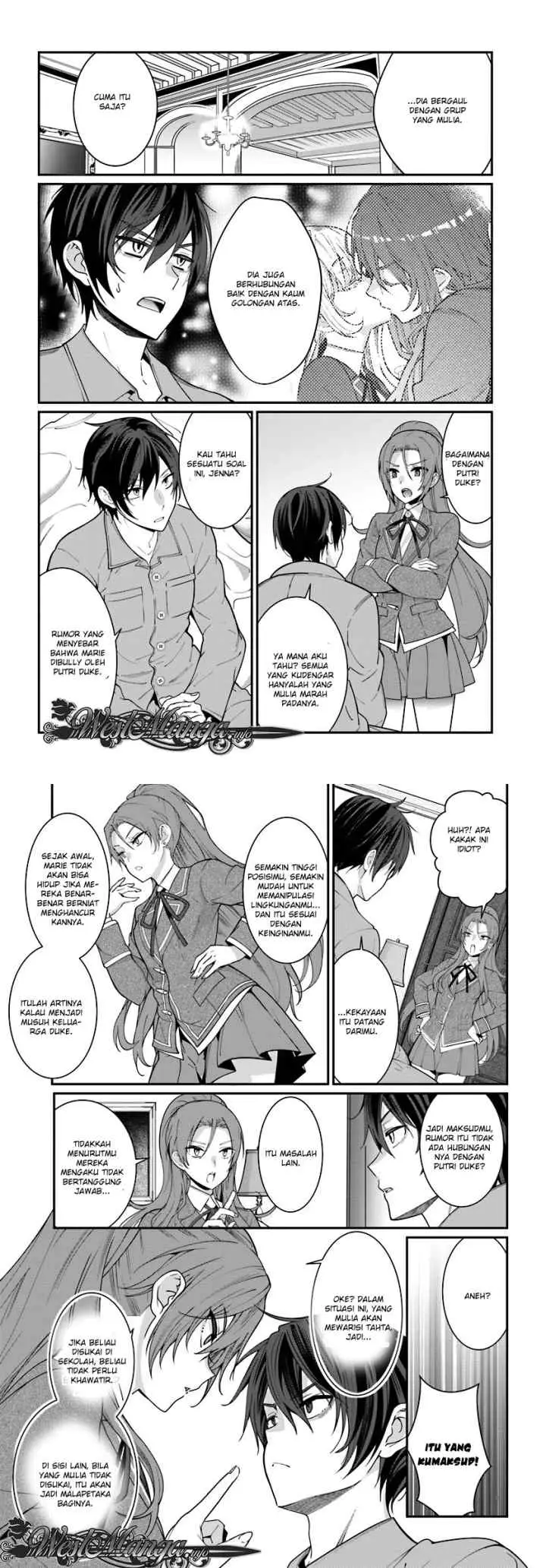 Otome Game Sekai wa Mob ni Kibishii Sekai Desu chapter 7.1 halaman 11